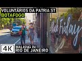 Walking in Rio de Janeiro: Botafogo: Voluntários da Pátria Street | Brazil |【4K】2020 | Binaural