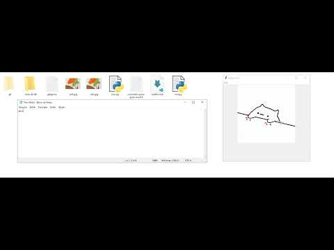 Bongo cat desktop window
