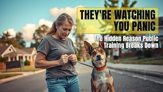 YOUR DOG KNOWS YOU'RE NERVOUS - Why Training Fails in Public (It's Not Your Dog)