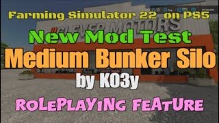 Medium Bunker Silo / New mod for all platforms on FS22