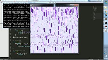 Purple Rain - Coding Challange Timelapse C/C++ and SDL2