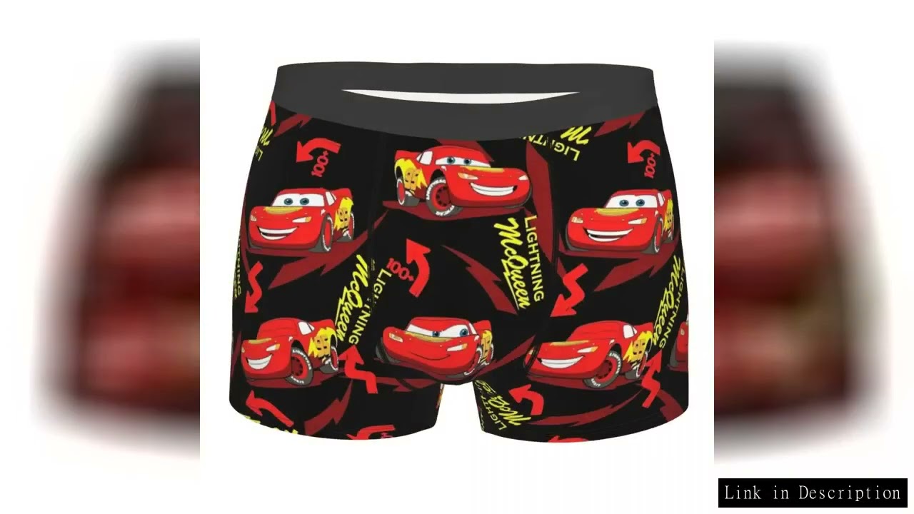 Lightning Mcqueen Car Merch Boxers Shorts Humor Underwear Boxer Pants Gag Gifts For Man