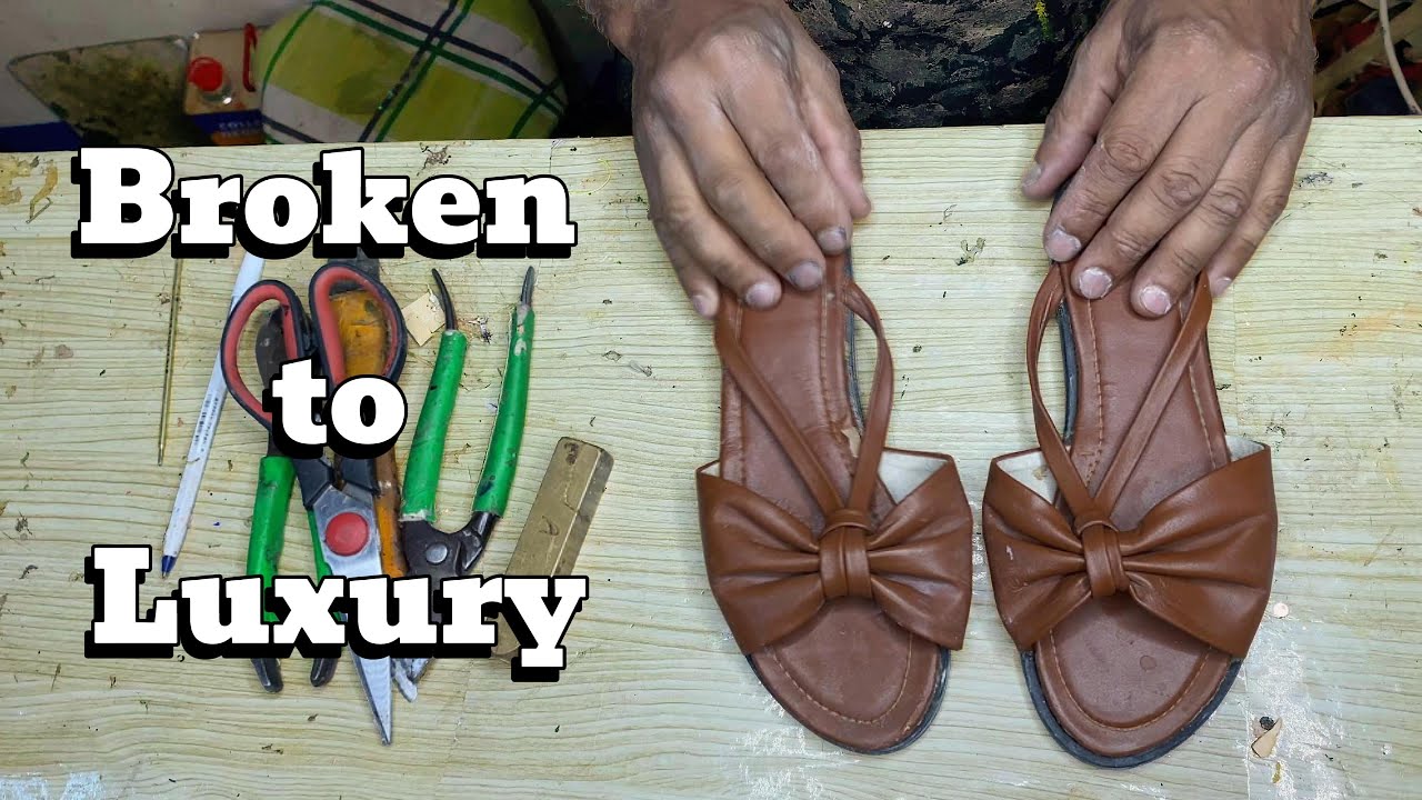 From Broken Bow Sandals to LV-Inspired Luxury Slippers - YouTube