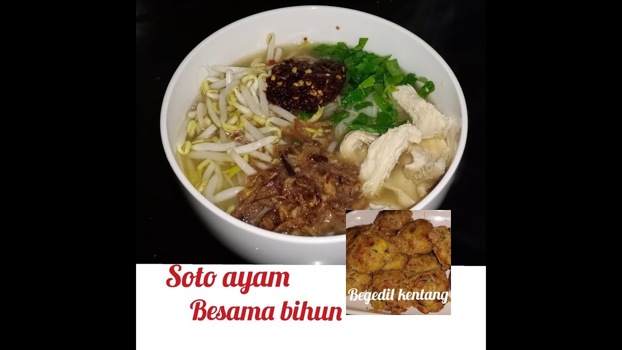 SOTO AYAM DENGN BIHUN #RESEPI Dari mak mentua menu berbuka 