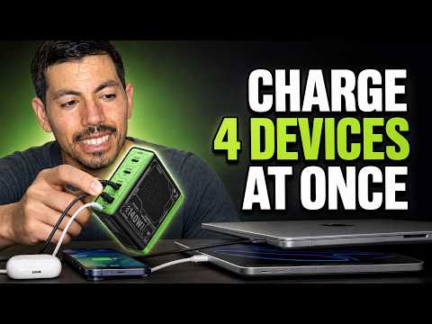 Video thumbnail: Mfish E-Rhino 140W USB-C Charger Review: One Brick to Charge Them All