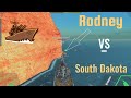 [Battle of warships] USS SOUTH DAKOTA , when you Full of Luck!