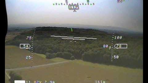 skywalker fpv rvosd maiden flight with crash
