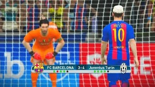 Download lagu EXCITING PENALTY SHOOTOUTS-BARCELONA VS JUVENTUS #PENALTY CHALLENGE #MESSI #PES2017 #FCB VS #JUV