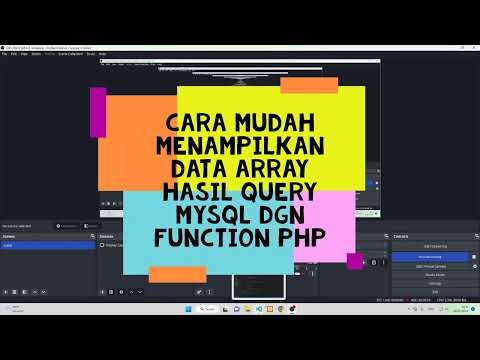 Cara Mudah Menampilkan Data Array Hasil Query MySQL dgn Function PHP