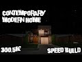Cozy Modern House SpeedBuild - Bloxburg
