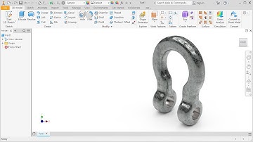 Autodesk Inventor Tutorial #3 | How to make Shackle