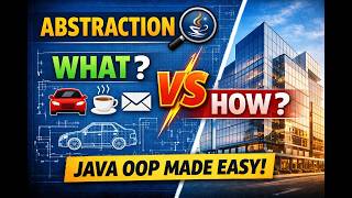 👉 Abstraction in Java 🔍 | What vs How Explained with Real-Time Examples (OOP Made Easy)