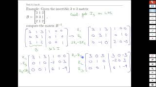 Week10 Page20 Inverse Matrix Example 2