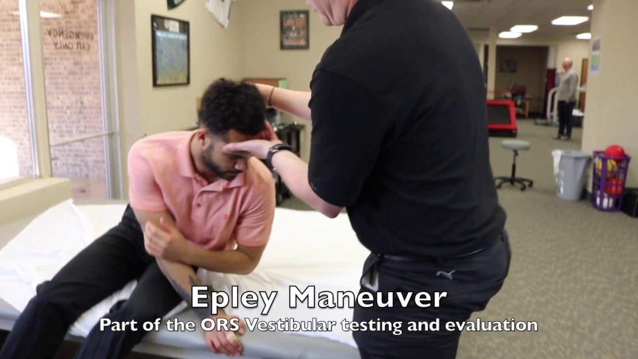 BPPV Vestibular Testing Epley Maneuver YouTube
