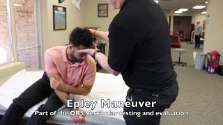 BPPV - Vestibular Testing - Epley Maneuver