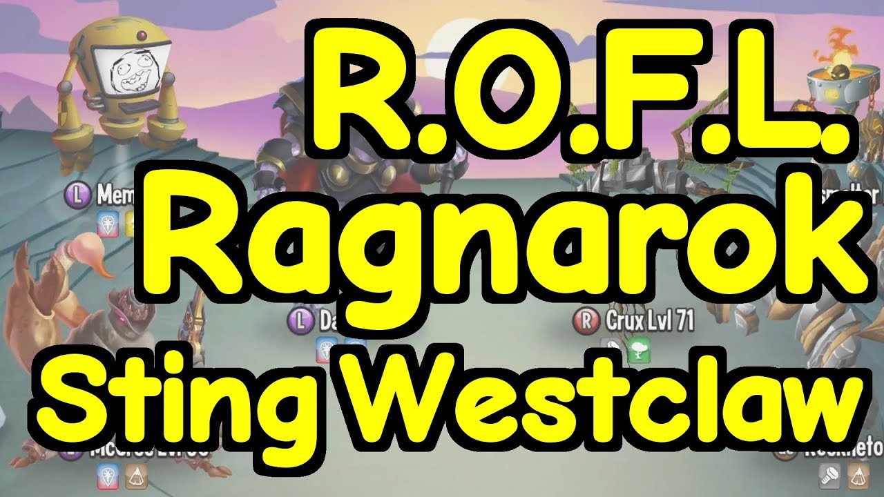 Warmaster Ragnarok Monster Legends - Testing: R.O.F.L., Warmaster Ragnarok, Sting Westclaw ...