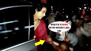 Hungry Beggar Begs For Food From Srks Son Aryan Khan What He Does Next Will Melt Your Heart
