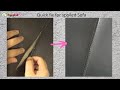 A Quick fix for Broken Seam of Leather Sofa [hand sew ] [Leather Craft]