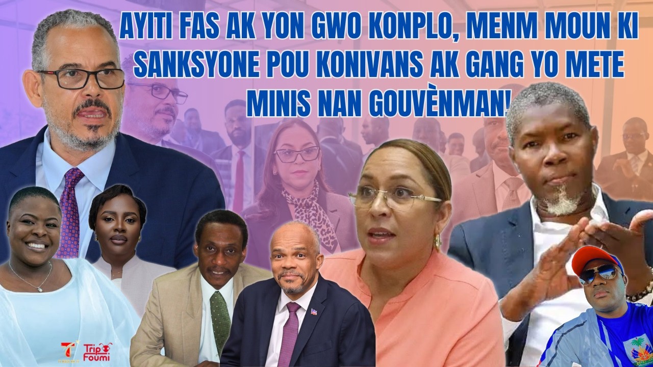 Yvenert gaye wonn lan, moun ki sanksyone pou konivans ak gang mete minis nan gouvènman, Ayiti mele!