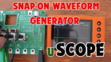 Introduction of Snap-on waveform generator tested with the AESwave uScope