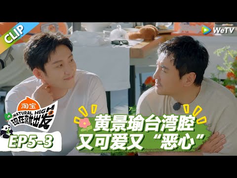 【现在就出发S3】黄景瑜台湾腔台词把沈腾恶心到了，胡先煦复刻高启盛名场面！ |《现在就出发S3》Natural High S3 #沈腾 #王安宇 #黄景瑜 #金晨 #范丞丞 #贾冰 #胡先煦 #白敬亭