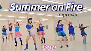 Summer On Fire  Line Dance improver    2 010 2880 0811 
