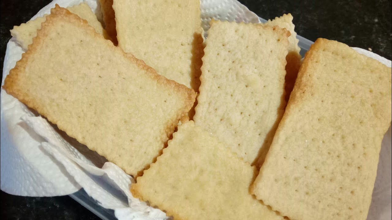 Crackers con esubero di lievito madre