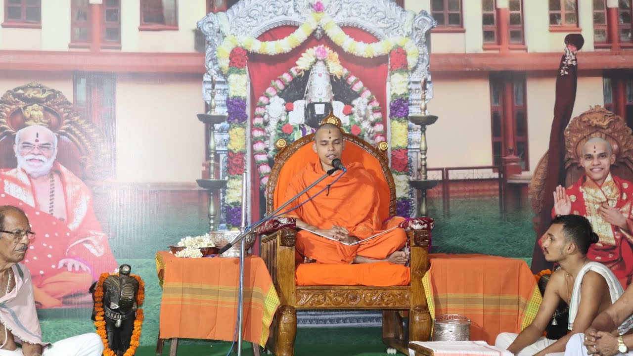 Aashirvachan by H H Shrimad Vidhyadhish Teerth Swamiji | SLVM Manki