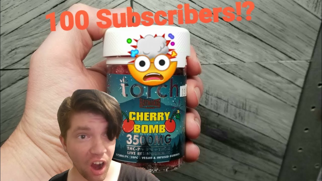 100 Sub Special Torch Cherry Bomb Gummies YouTube