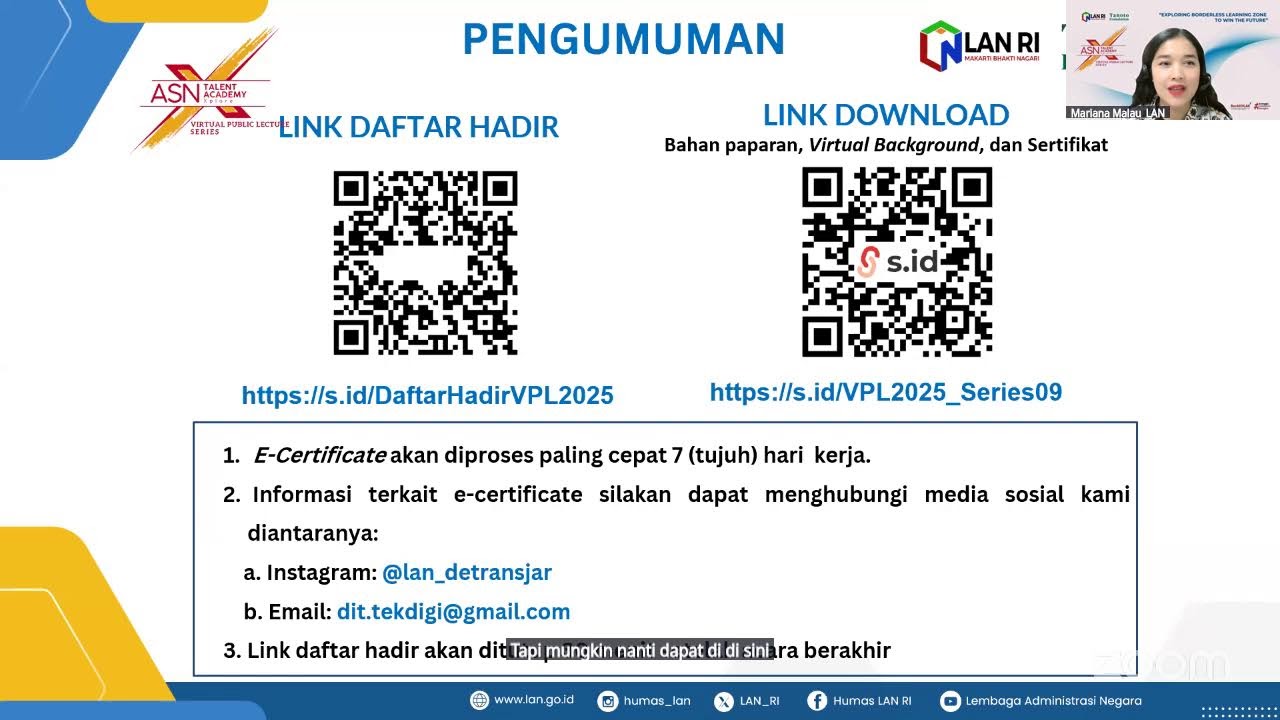 VPL: ASN Menuju Talenta Global: Akses, Strategi, Peluang, & Tantangan Memperoleh Beasiswa Pendidikan