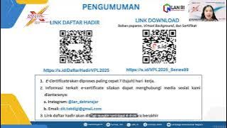 VPL: ASN Menuju Talenta Global: Akses, Strategi, Peluang, & Tantangan Memperoleh Beasiswa Pendidikan