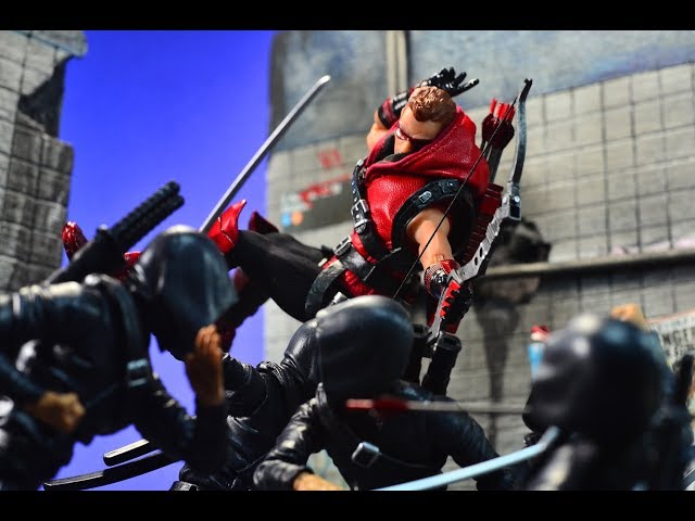 1/12 Scale Red Leather Vest For Mezco One:12 Arsenal Action Figure (Vest Only, No Figure Included)