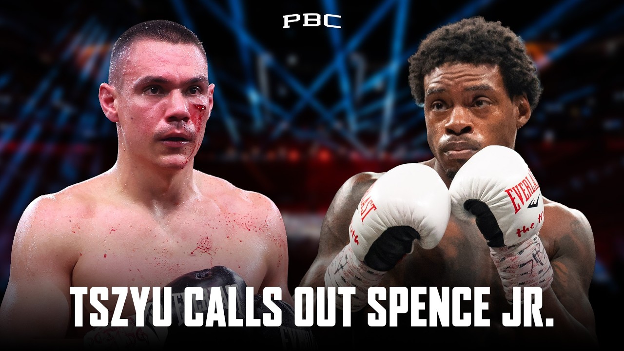 Tim Tszyu calls out Errol Spence Jr after dominating Denis Nurja - YouTube