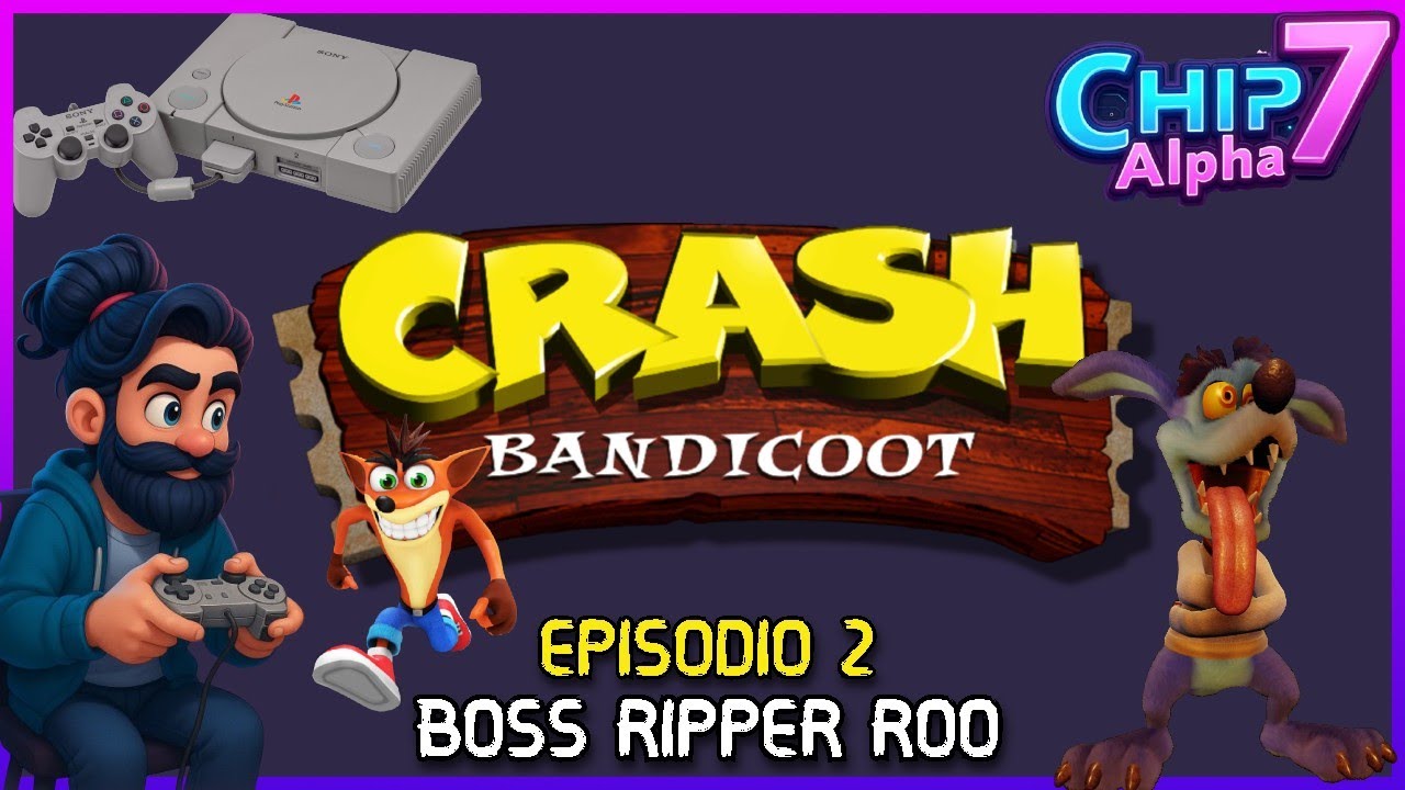 👉 Crash Bandicoot PS1 | Gameplay até o Boss Ripper Roo (Derrotado ...