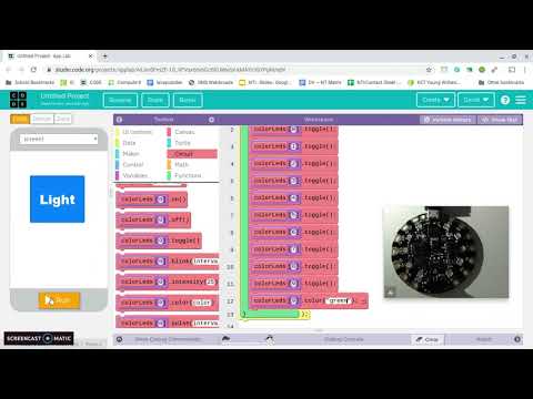 Color LEDs on the code org