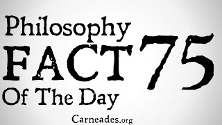 Philosophy Fact of the Day 75 #Shorts