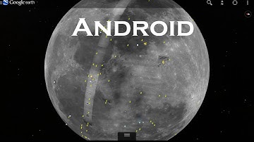 View Moon and Mars on Google Earth Mobile App