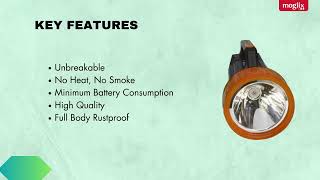 Powerful Lighting Companion: 24 Energy 35W Black & Orange Laser LED Torch | #rechargeabletorch