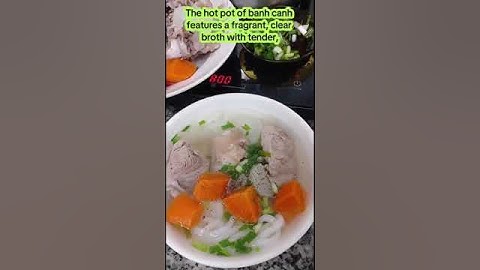 The Series What to Eat Today? Vietnamese pork hock thick noodle soup #whattoeattoday #food #cooking