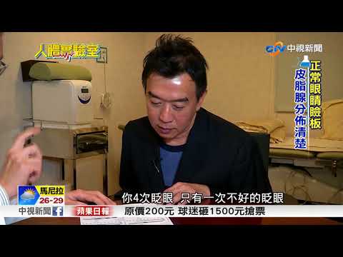 人體實驗室 全台600萬人眼睛鬧水荒│中視新聞 20170824