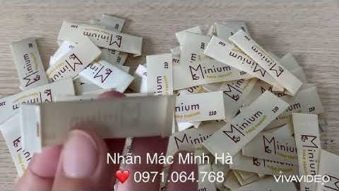 Mác Vải Satin Kem, Mác Vải Dệt Lụa, In Tem Mác Quần Áo Giá Rẻ, In Nhãn Mác- IN MINH HÀ- 0971.064.768