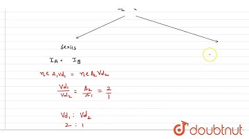 Two metallic wires of the same material B, have the same length out cross-sectional area is in the