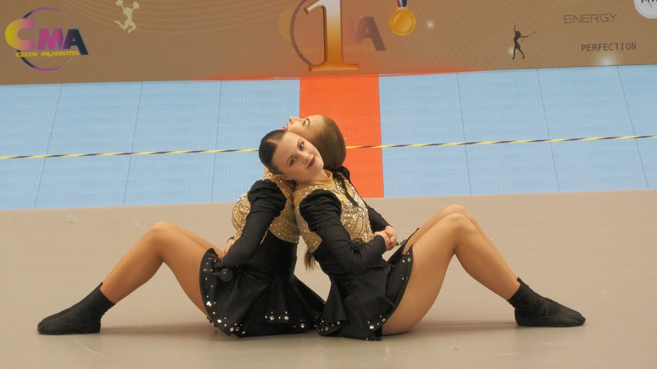 Majorettes *DM STUDIO Dačice* / BATON duo, mažoretky / Hradec Kralove 2025 |