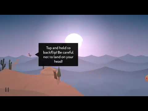 Alto's odyssey relaxing game play