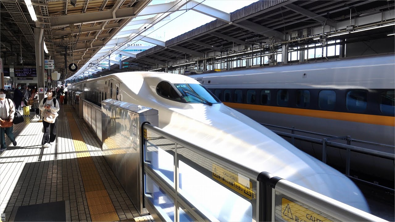 のぞみ13号 （新大阪 10：23発 博多 12：51着 ） - YouTube