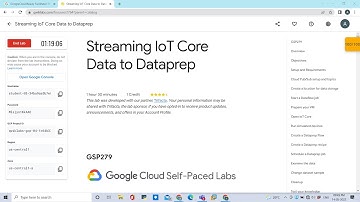 Streaming IoT Core Data to Dataprep #gcp #quests #googlecloudfacilitator