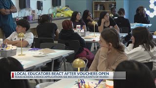 East Texas educators react to record school voucher applications