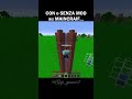 CON o SENZA MOD su MAINCRAIF...🥀💔 #minecraft