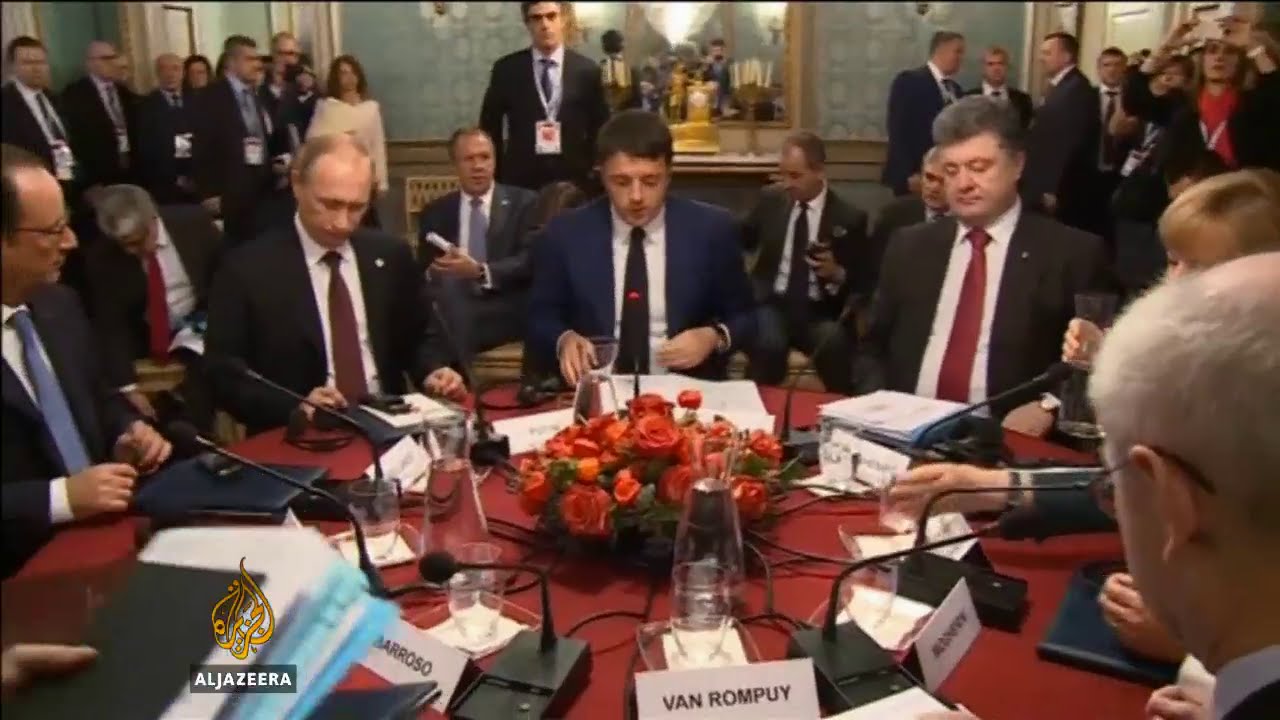 بوروشينكو وبوتين يناقشان أوكرانيا