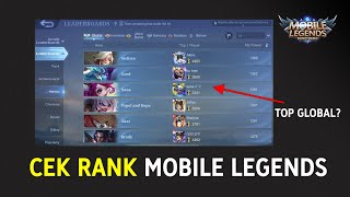 How to See / Know Your Rank (Leaderboard) in Mobile Legends